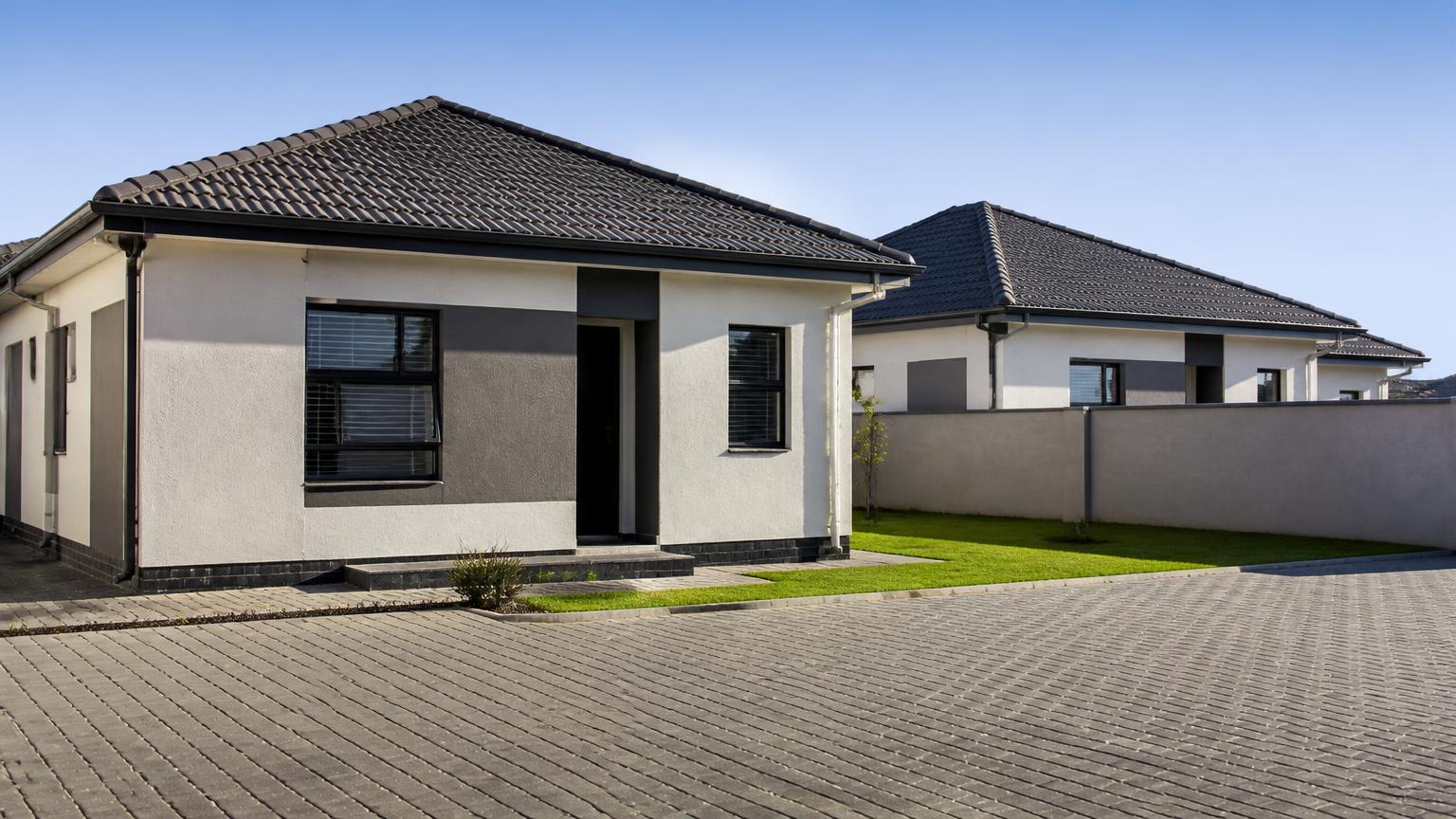 Affordable homes in a South African residential neighbourhood